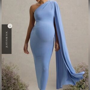Chic Asymmetrical Blue Dress by Just For You